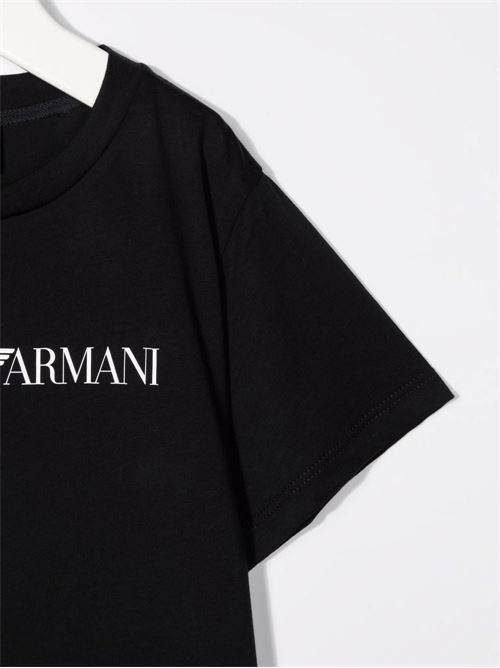 T shirt bambino con stampa EMPORIO ARMANI KIDS | 8N4TN51JPZZ0974